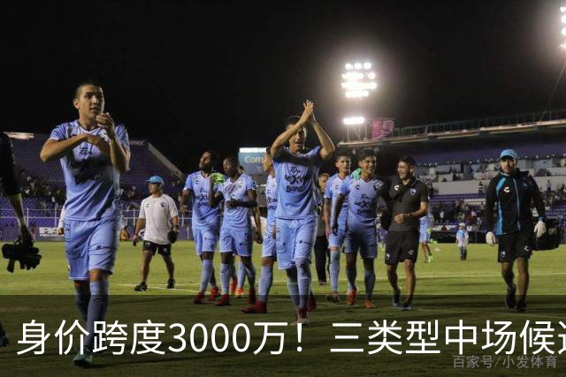 身价跨度3000万！三类型中场候选，阿森纳赌局藏夺冠伏笔?